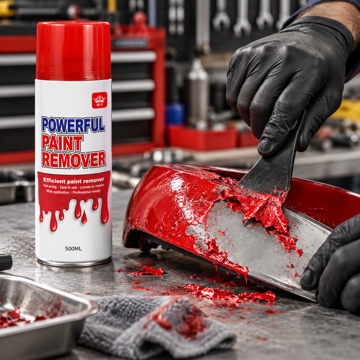 🚗 Paint Remover | 500ML Garage Spray | DIYers’ Bare-Metal Finish