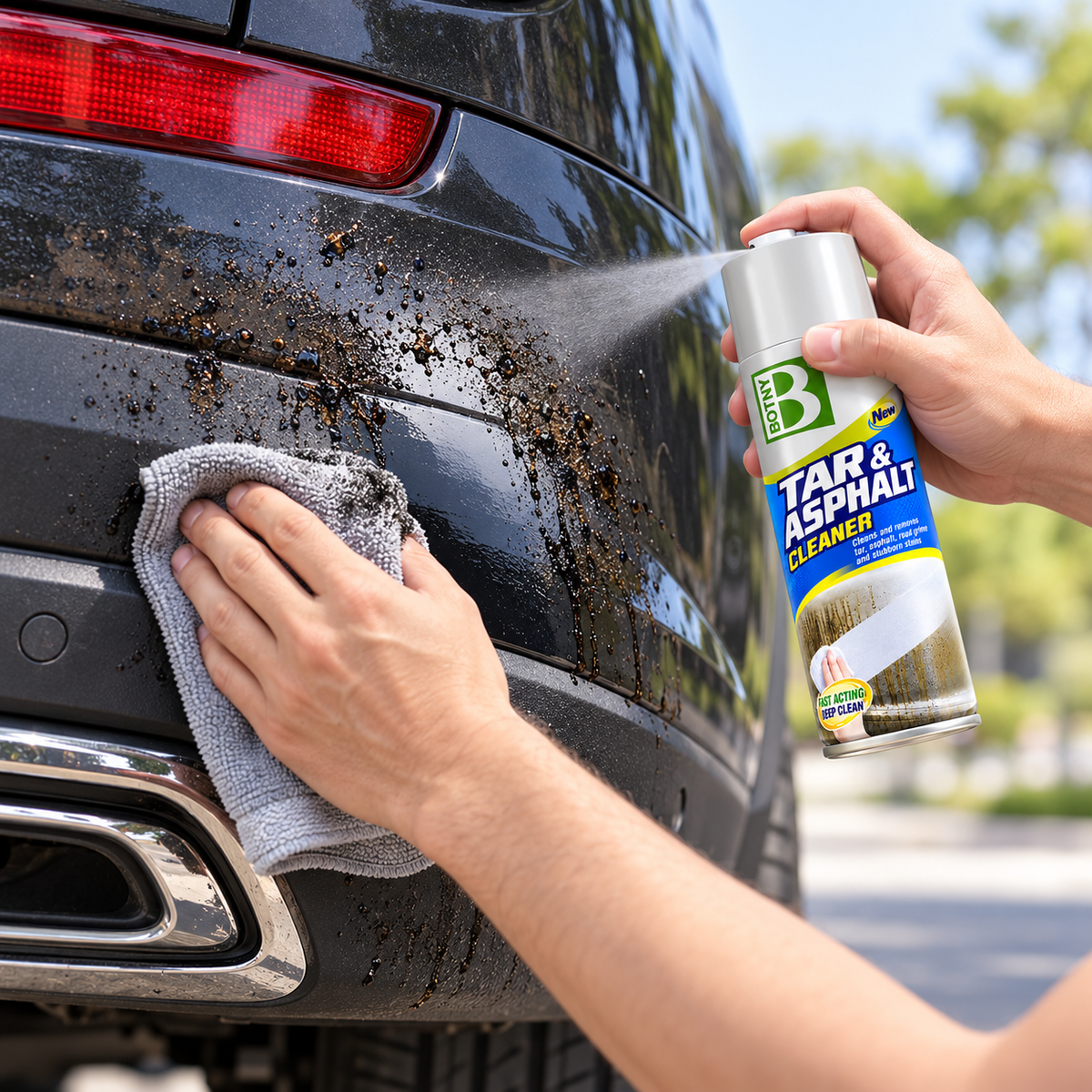 🧽 Tar Cleaner | Aerosol Formula | Garage | Drivers’ Glossy Finish