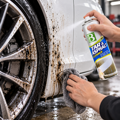 🧽 Tar Cleaner | Aerosol Formula | Garage | Drivers’ Glossy Finish