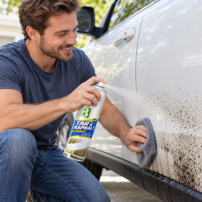 🧽 Tar Cleaner | Aerosol Formula | Garage | Drivers’ Glossy Finish