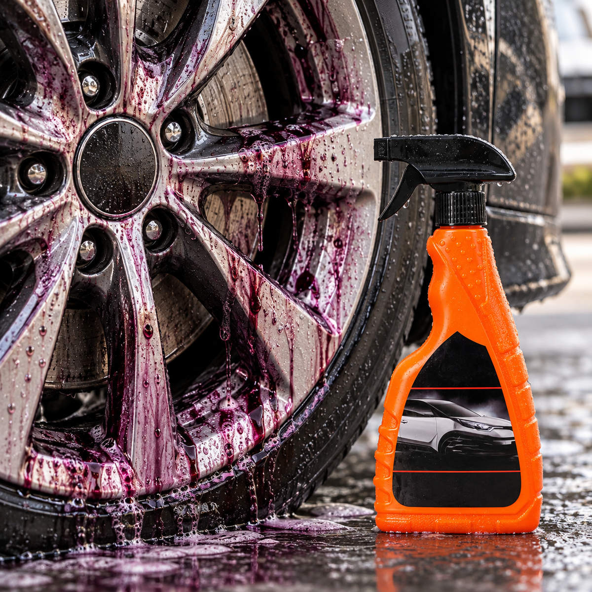 ✨Wheel Cleaner | Iron-Removal Formula | Garage | Drivers’ Brilliant Finish