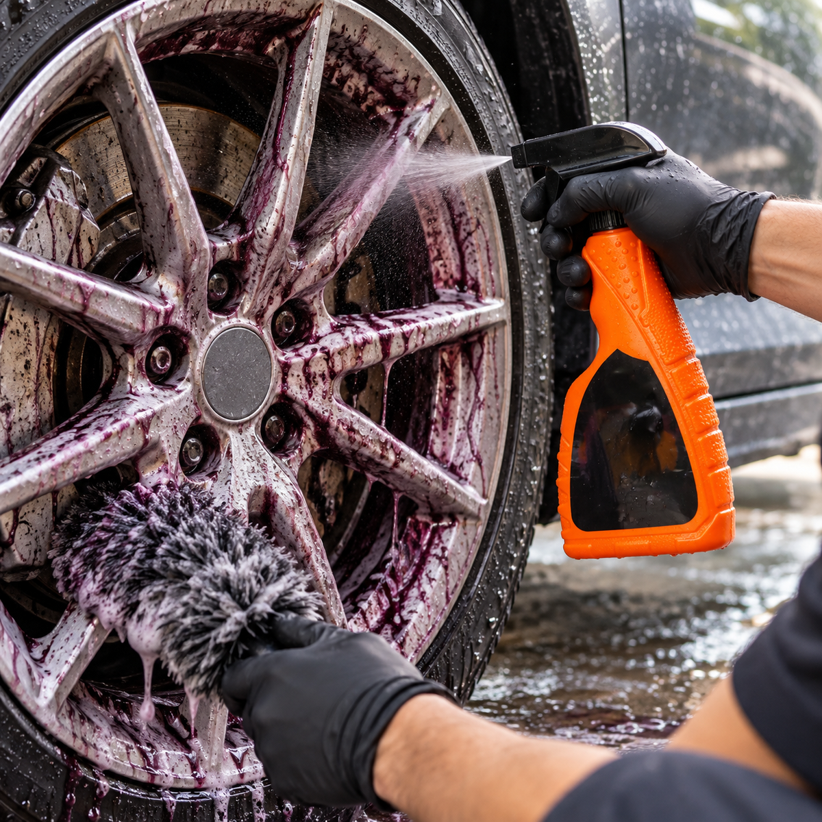 ✨Wheel Cleaner | Iron-Removal Formula | Garage | Drivers’ Brilliant Finish