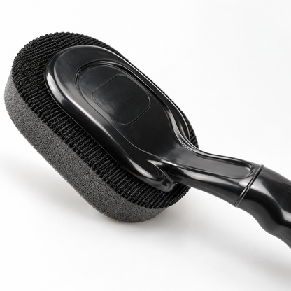 ✨Tire Brush | Dense Bristles | Garages | Drivers’ Deep-Clean Finish