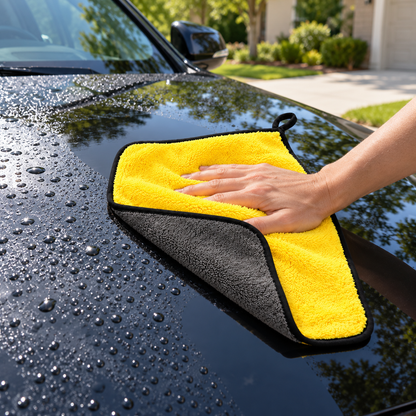 🧽 Car Cloth | Dual-Sided Fabric | Detailing | Drivers’ Mirror-Like Finish
