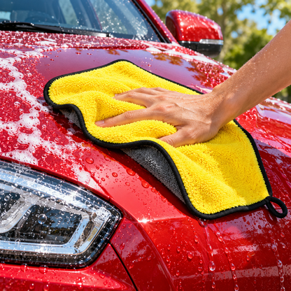 🧽 Car Cloth | Dual-Sided Fabric | Detailing | Drivers’ Mirror-Like Finish