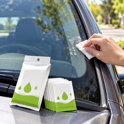 🧻 Adhesive Wipes | Pre-Moistened Cloth | Cars | Drivers’ Residue-Free Finish