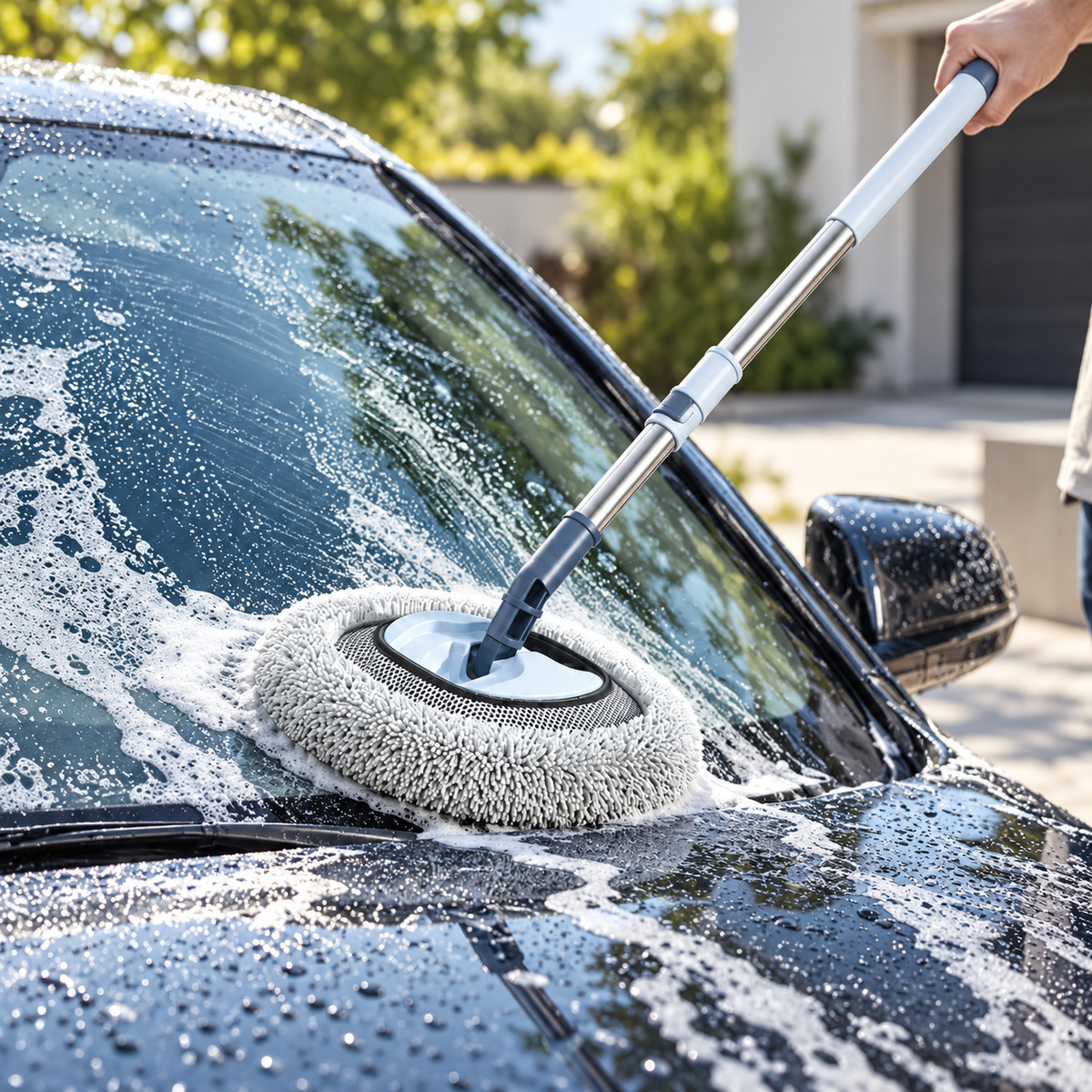 🚙 Car Mop | Microfiber Telescopic | Garage | Drivers’ Spotless Shine