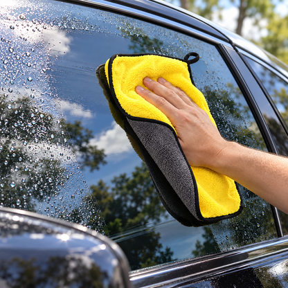 🧽 Car Cloth | Dual-Sided Fabric | Detailing | Drivers’ Mirror-Like Finish