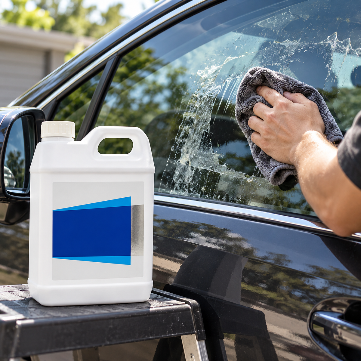🧴 Adhesive Remover | Neutral Formula | Garages | Installers’ Crystal-Clear Glass