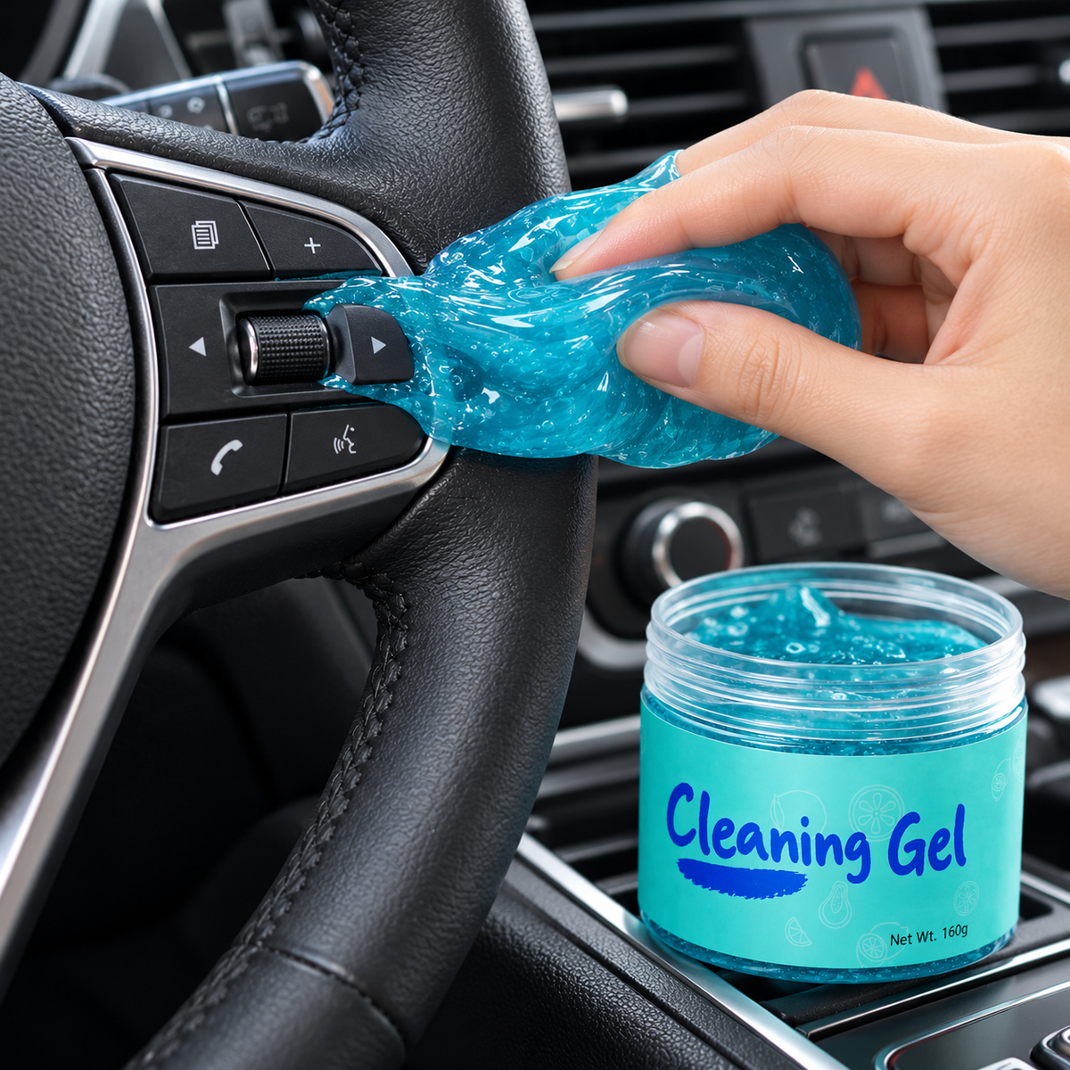 🧼 Car Cleaner | Soft Gel | Interiors | Drivers’ Dust-Free Finish