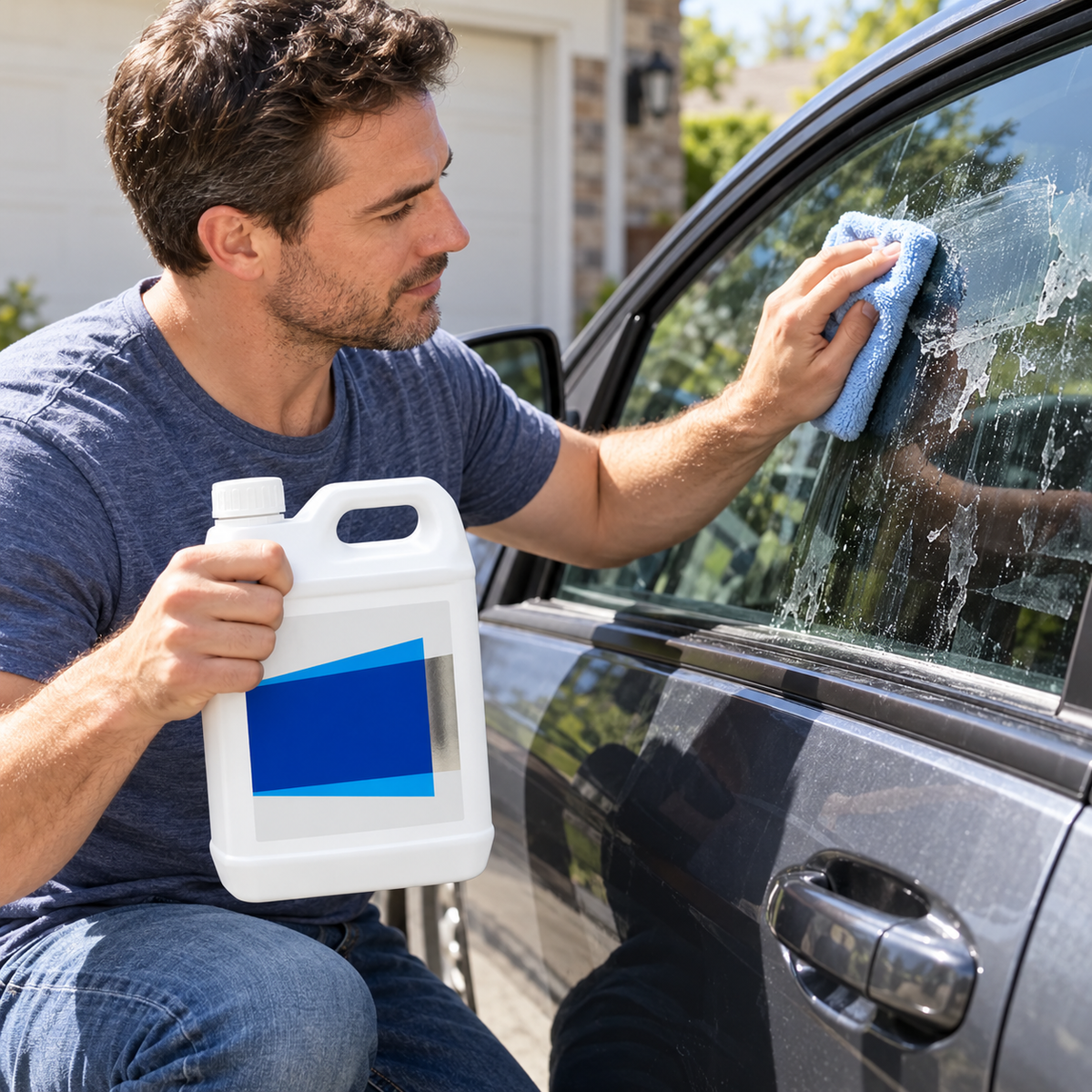 🧴 Adhesive Remover | Neutral Formula | Garages | Installers’ Crystal-Clear Glass