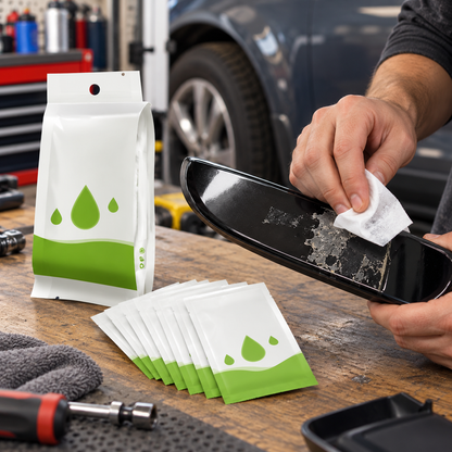 🧻 Adhesive Wipes | Pre-Moistened Cloth | Cars | Drivers’ Residue-Free Finish