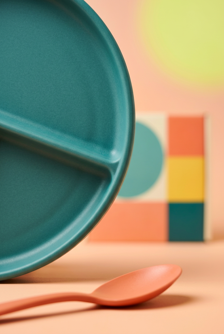 Detail image: plate divider and rim close-up