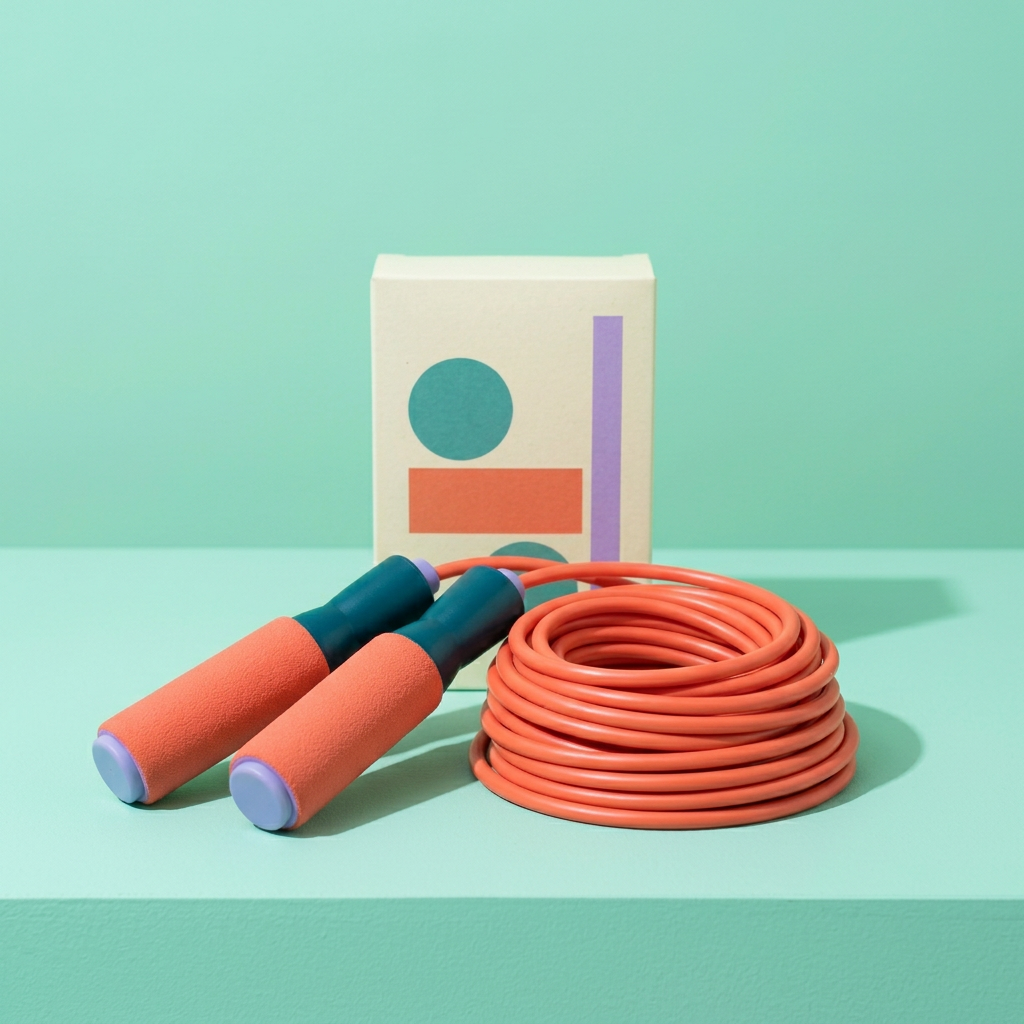 Main image 3: jump rope on colorful platform