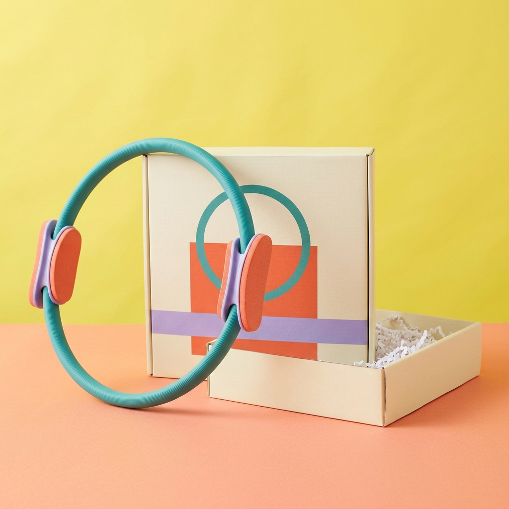 Detail 4: ring and geometric packaging