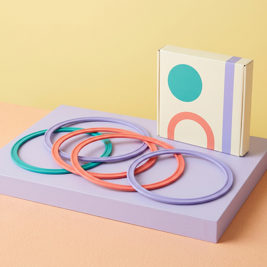 Main 1: colorful agility rings and geometric box