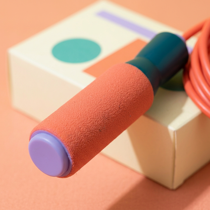 Detail 1: textured coral grip
