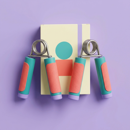 Main image 2: hand gripper pair flat lay