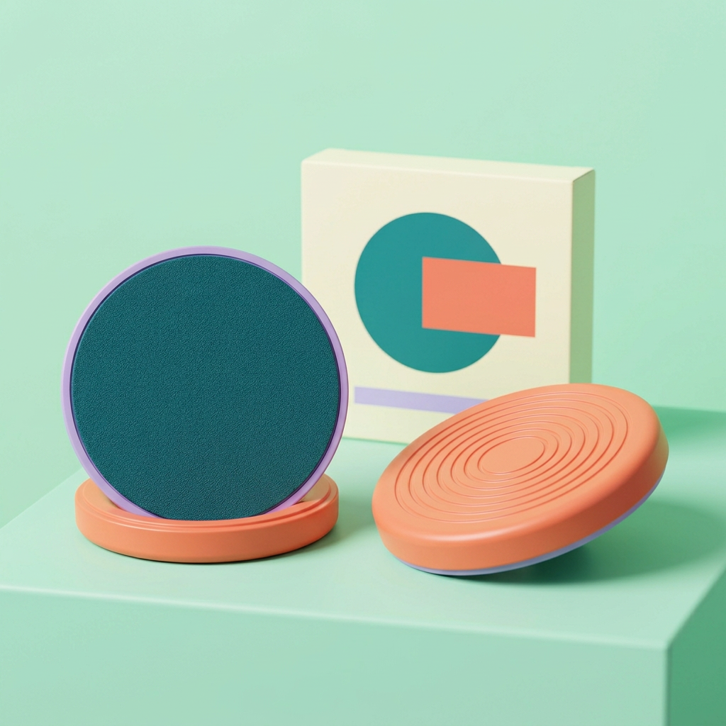 Main image 3: discs on colorful platform